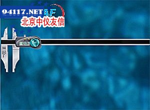TESA IP67电子数显卡尺带圆形测量面和刀口测量爪